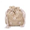 Women'S Summer Beach Shoulder Bags Straw Weave Bucket Bags Rattan Handbags Totes Casual Handbags Retro Mini Shoulder Bag