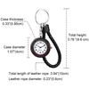 Lancardo Carabiner Watch, Nurse Watch, Pocket Watch with Keychain, Leather Rope, Analog, Diamond, Trunk, Easy To Read, Perfect for Everyday Use, Mount