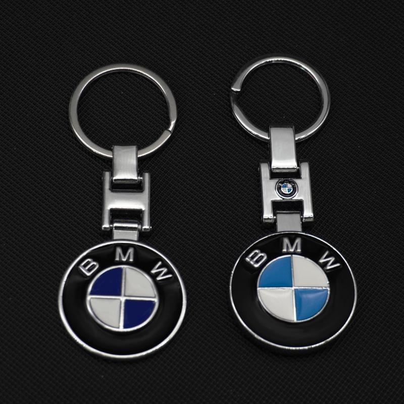 QNLT6 Metal Car Logo Key Chains Rings Keychain For BMW E46 E90 E39 E60 E36 E30 E61 E91 E92 E87 F10 F20 F30 Auto Keychain Accessories