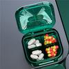 Mini Dispensing Environmental Protection Moisture-Proof Travel Independent Pill Portable Multi-cell Pill Box Packing Storage