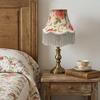 Soft Light Filtering Cloth Lamp Shade With Delicate Lace Trim Elegant Fringe Lampshades For Reading And Relaxation