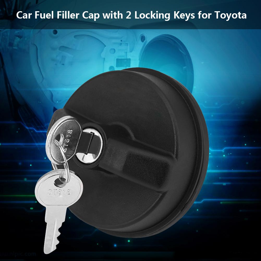 Car Fuel Filler Cap with 2 Locking Keys for Toyota 31780 10504