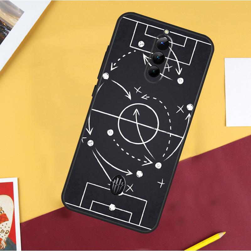 Football Soccer Tactics Time Case For ZTE Nubia Red Magic 10S Pro Plus 8 9 10 Air 8S 9S 11 Pro Plus 6 7 6S 7S Pro Cover