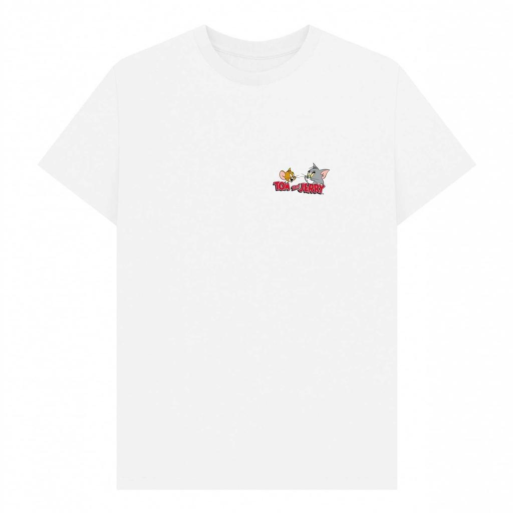 Tom and Jerry Unisex Adult Classic Faces T-Shirt