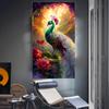 1Pcs Dream Peacock Flower Landscape Canvas Poster Bird Home  Ideal Gift For Bedroom Living Room Corridor Wall Art Wall Decor Fall Wall Decor
