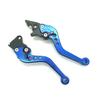 2 Pcs Alloy Motorcycle Brake Handle Motorbike Modification CNC Motorcycle Clutch Drum Brake Lever Handle Motorcycle