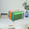 Hanging File Folders 8PCS Wall Mounted Holder for A4 Documents Office Supplies Folder Organizer with Dividers and Tabs