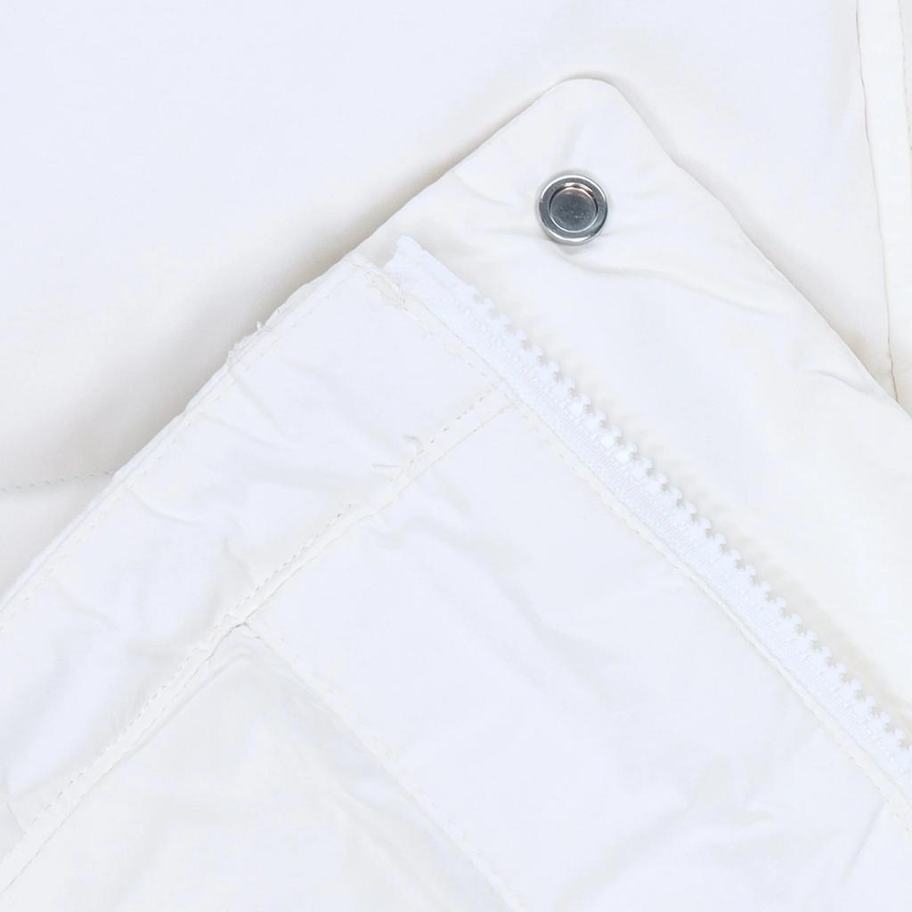 New Balance Down Jackets Women's Ivory White Hooded Moderate Other (Unisex) Down Jackets NCNPA4E012 IV