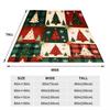 Merry Christmas Tree Flannel Blankets Warm Winter Travel Bedroom Sofa Bithday Gifts For Kids Soft Throw Blanket