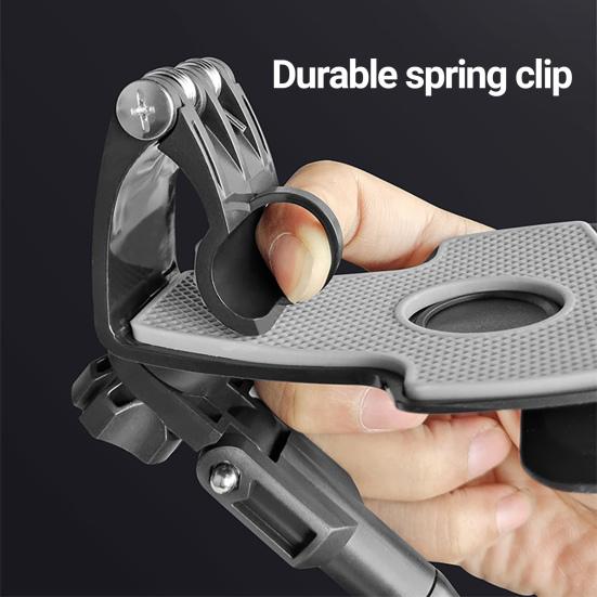 Car Phone Holder Multi-function Multi-angle Adjustment Car Dashboard Smartphone Clip Mount Stand
