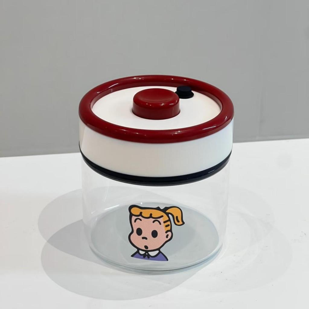 Sealed Vacuum Glass Jar for Coffee and Tea Storage