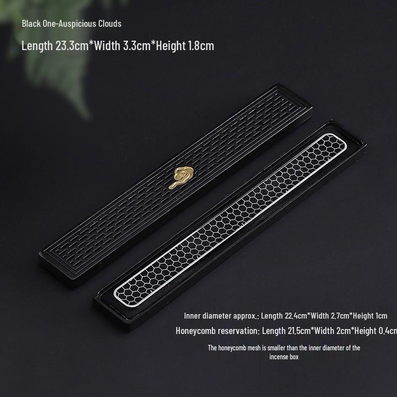 Zinc Alloy Sandalwood Incense Holder: Creative Fireproof Box for Indoor Use