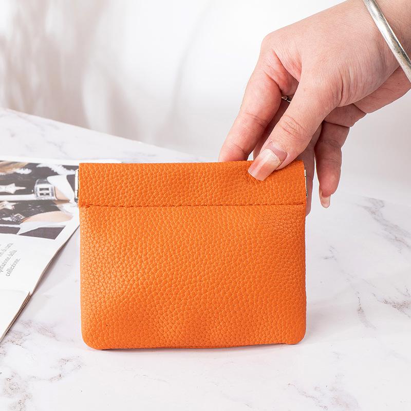 

2024 Multifunctional Lipstick & Earphone Storage Pouch with Spring Clip