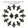 YWLiHcme 50pcs Universal Car Fender Retainer Plastic Clip Portable Vehicle Fastener Rivets 6mm Hole Automotive Push Pins