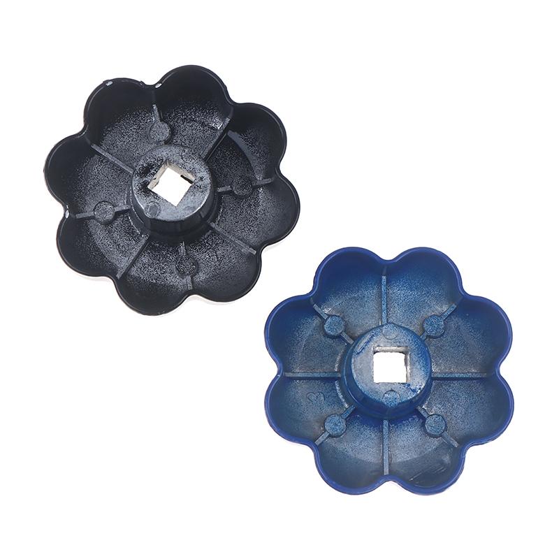 Aluminum Outside Hose Bib Replacement 8Mm Square Hole Round Wheel Handle Cylinder Valve Gas Valve For Industrial Stove Types
