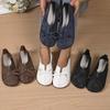 Damen Retro Einfache Loafer - Herbst Edition 2025: Große Größe, Bequeme Slip-On Flache Fahrerschuhe