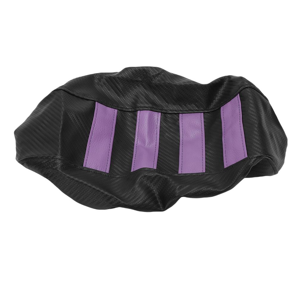 Motorcycle Seat Cover Ribbed Rubber Anti Slip Dirt Bike Seat Cover Replacement for Surron Sur Ron Light Bee X S Purple