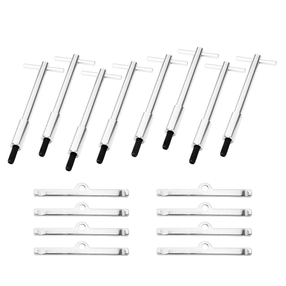 Chrome T-Type Valve Cover Bolt Kit for SBC Chevy 283/327/350