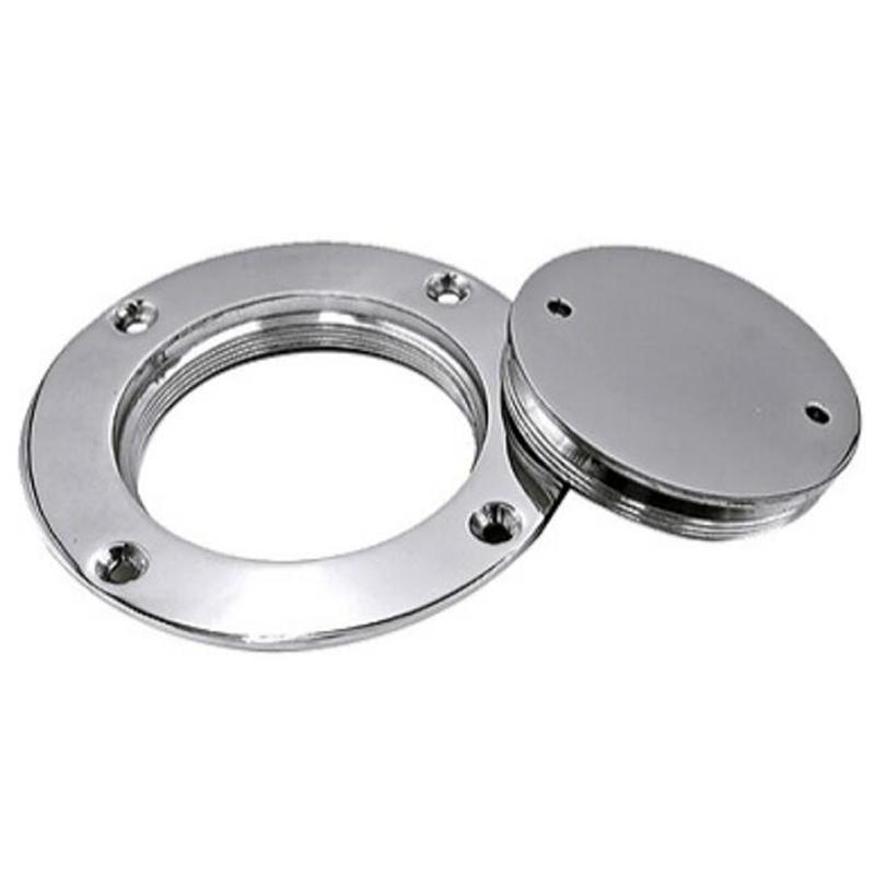 316 Marine Grade Stainless Steel 4inch Boat Access Hatch Cover / Deck Plate / Inspection Hatch for Boat серебряный