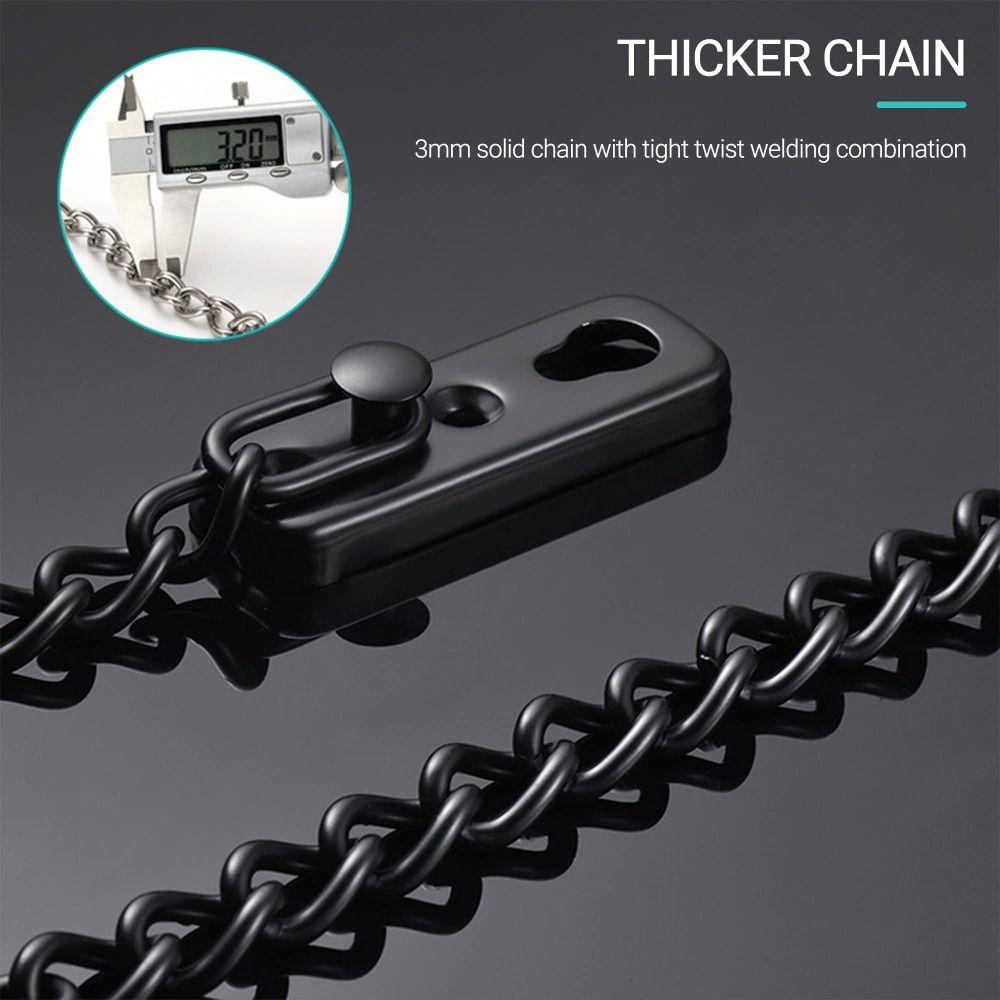 Bold Chain Door Chain Lock Guard Against Theft No-drill Anti Theft Press Lock Secure Stainless Steel Security Chain Lock Home