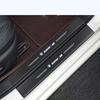 4pcs Car Anti Scratch Door Sill Protectors Stickers Strip Door Sill Stickers For M M3 M5 X1 X3 X5 X6 E90 E91 G20 G21 G30 F10