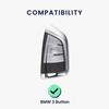 kwmobile BMW 3-Button Car Key Smart Key Compatible Key Case