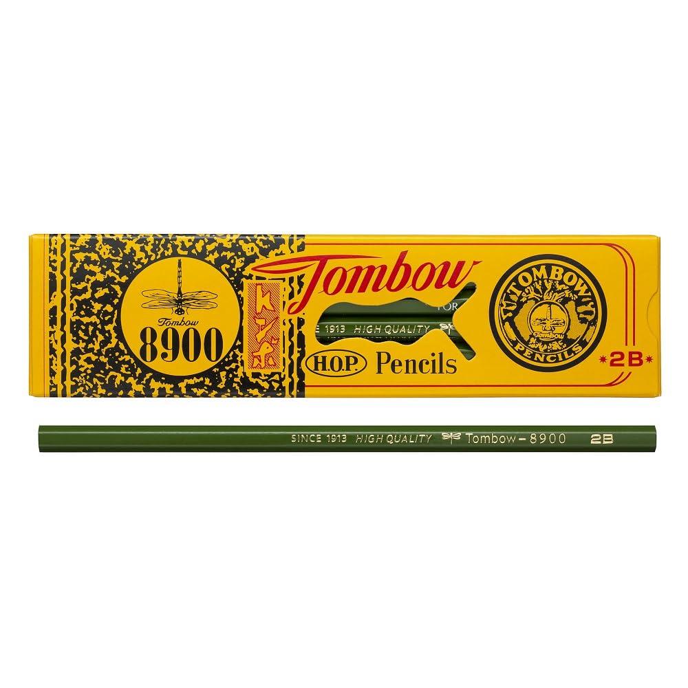 

Карандаши Tombow 8900 2B, 1 дюжина - Премиальные графитовые инструменты для рисования и письма