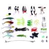 Box110 Combo 110pcs/box Artificial Hard Soft Baits Kit Minnow Popper Pencil Crankbait VIB Spinner Fishing Lures Set