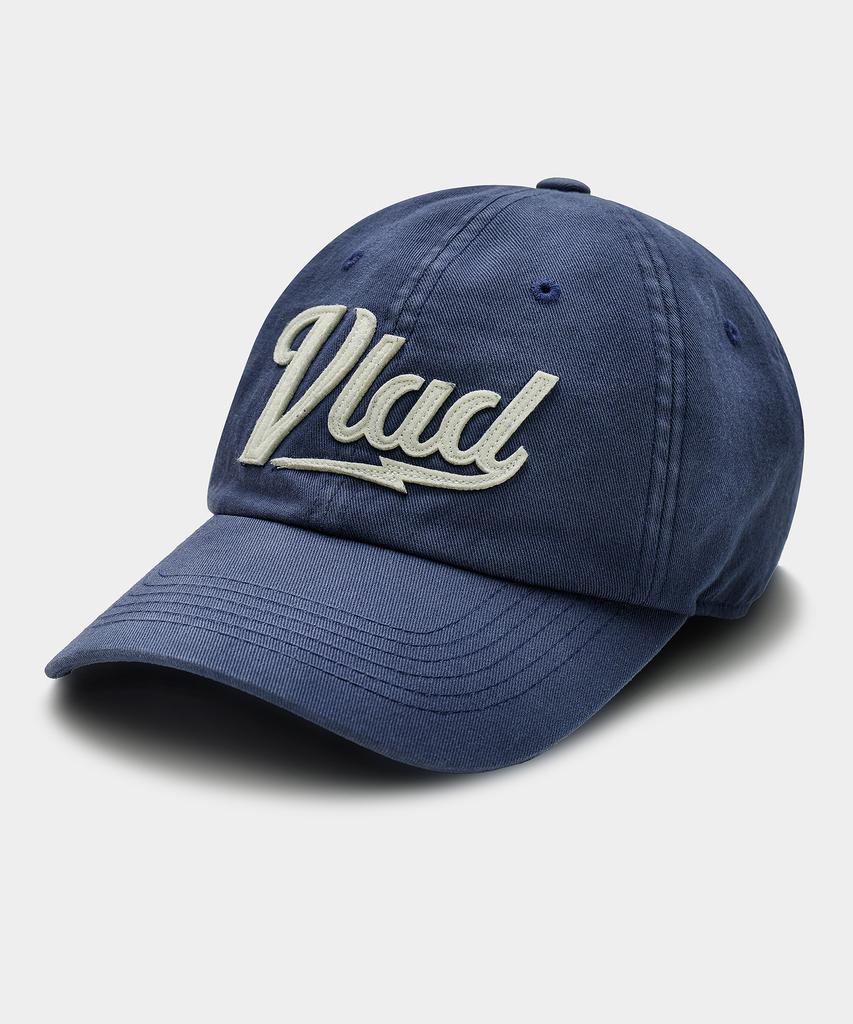 Dimiteulibeullaeg Vlad Washed Applique Ball Cap_Navy
