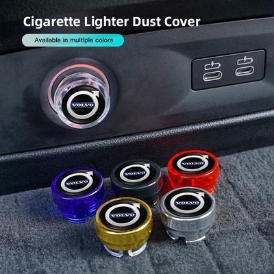 Car Cigarette Lighter Decoration Cover DustProof Cap For XC90 V90 V60 XC60 V40 EC40 EX40 S80 S60 S90 C40 XC40 V70 XC70 C30