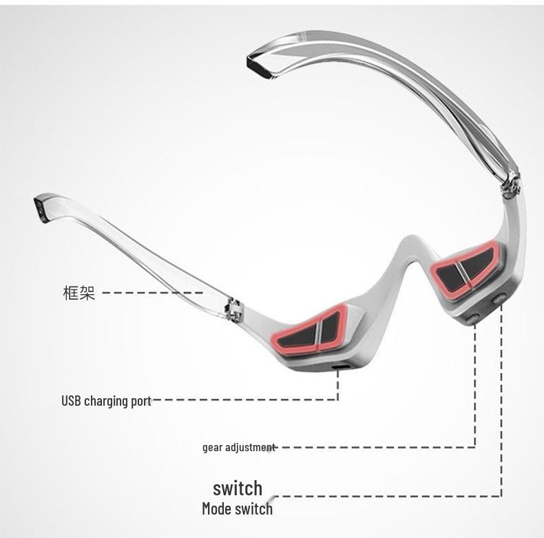 Multifunctional LED Red Light Eye Massager and Beauty Device