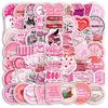 50PCS Funny Bookish Stickers Book Reading Cartoon Decals Toys Waterproof DIY Stationery Scrapbooking Phone Decoration Sticker