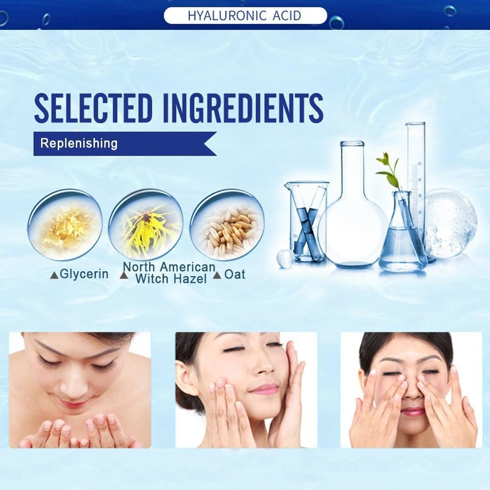 Hyaluronic Acid Miracle Moisturizing Face Essence Whitening Replenishing Facial Liquid for Skin Care