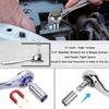 Precise Ratcheting Wrench Tool Set With 72 Tooth Mechanism Magnetic Bits And Ergonomic Grip For Electronics Maintenance