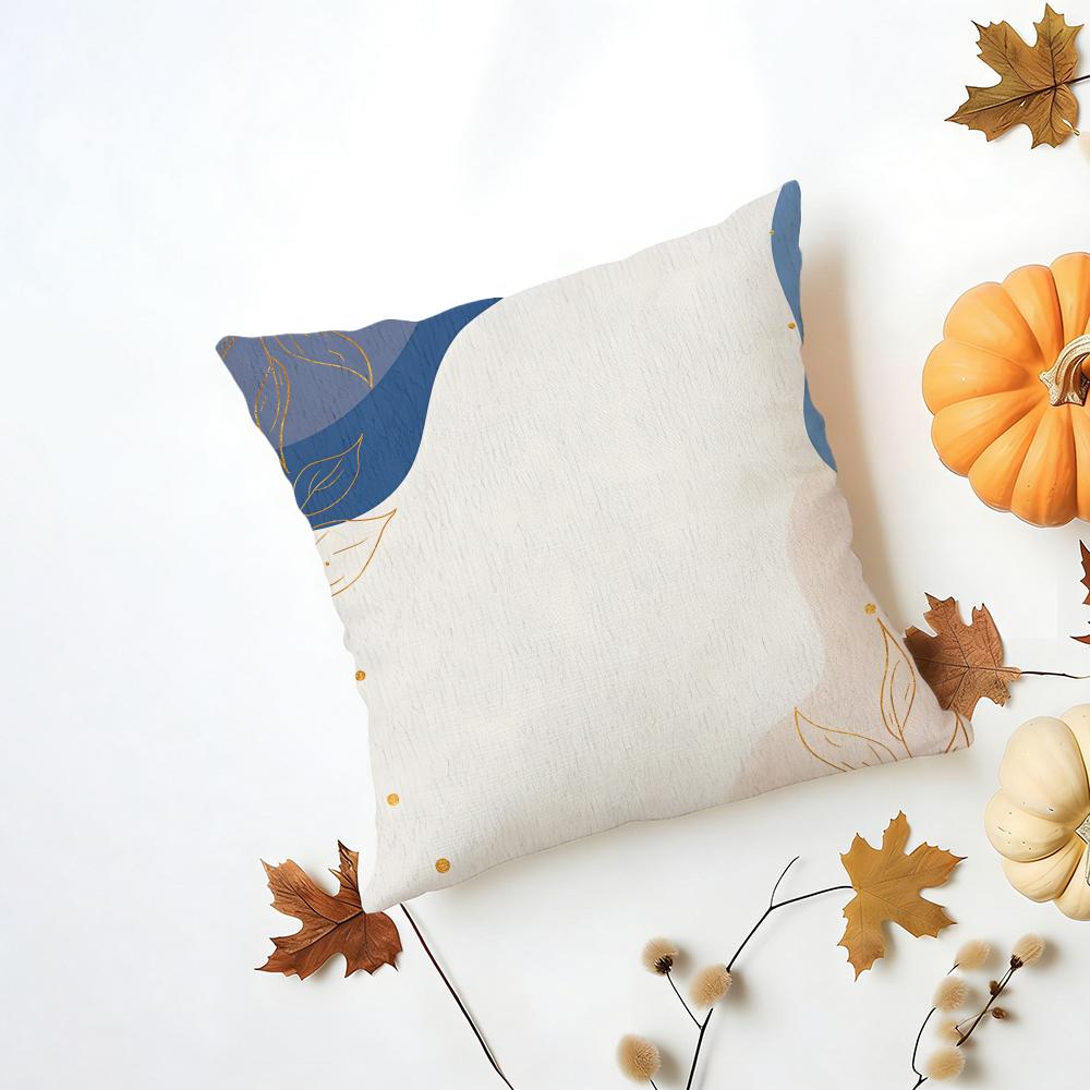 IINS Korean Style Background Pattern Ins Style Cushion Cover Washable Linen Pillowcase Soft for Daily Sofa Bed Home Room Decor