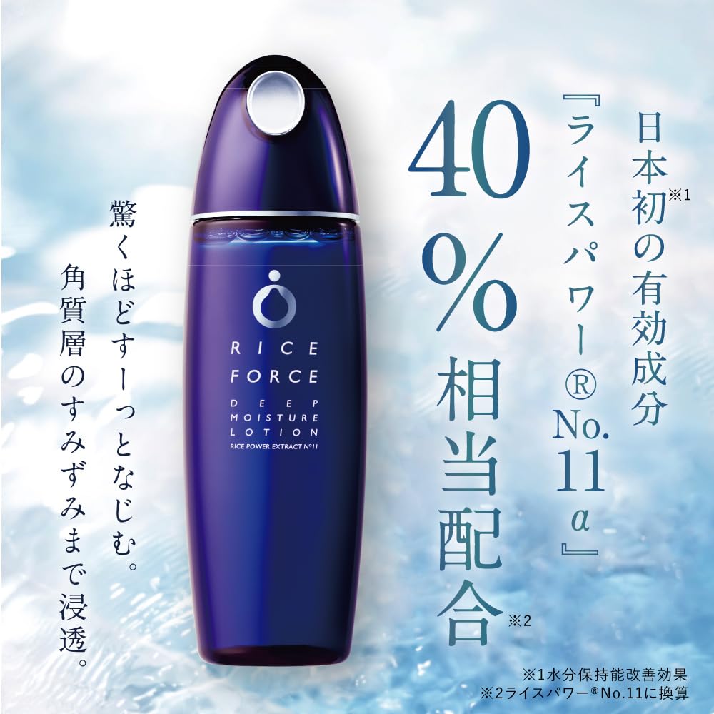 Moisturizing Rice Force Official Deep Moisture Lotion 2 Months Supply Rice Power Moist Highly Moisturizing Dry Skin Sensitive Skin [Medicated Lotion]