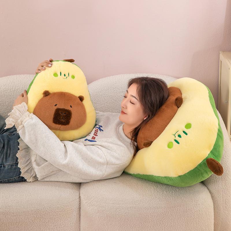 Mill Americana Persea Capybara Plush Toy Cute Cartoon Girl Sofa Decoration Doll