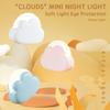 Cloud Night Light Mini USB Wireless Adorable Cloud Shape LED Night Light For Bedroom Baby Children Creative Gift