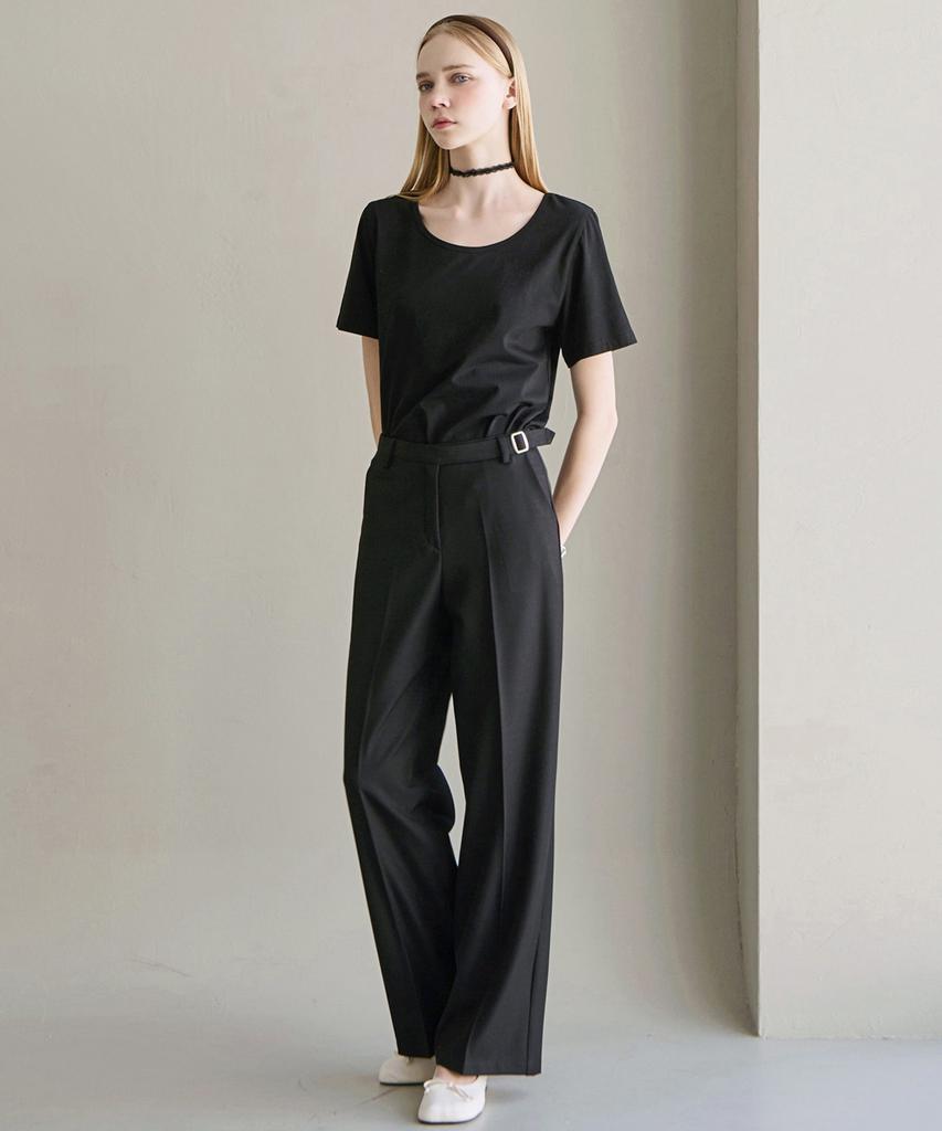 LUSIDA Eloa Belted Pants_3 Colors