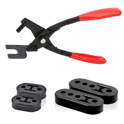 SALUDABLE 4 Muffler Hangers Muffler Hanger Pliers Set Mount Hanging Rubber Car +