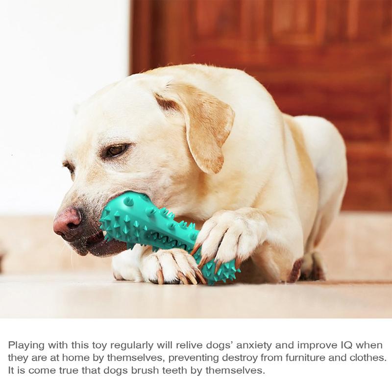 Dog Voice Toys Pet Teeth Cleaning Chew for Aggressive Dogs Rubber Molar Stick