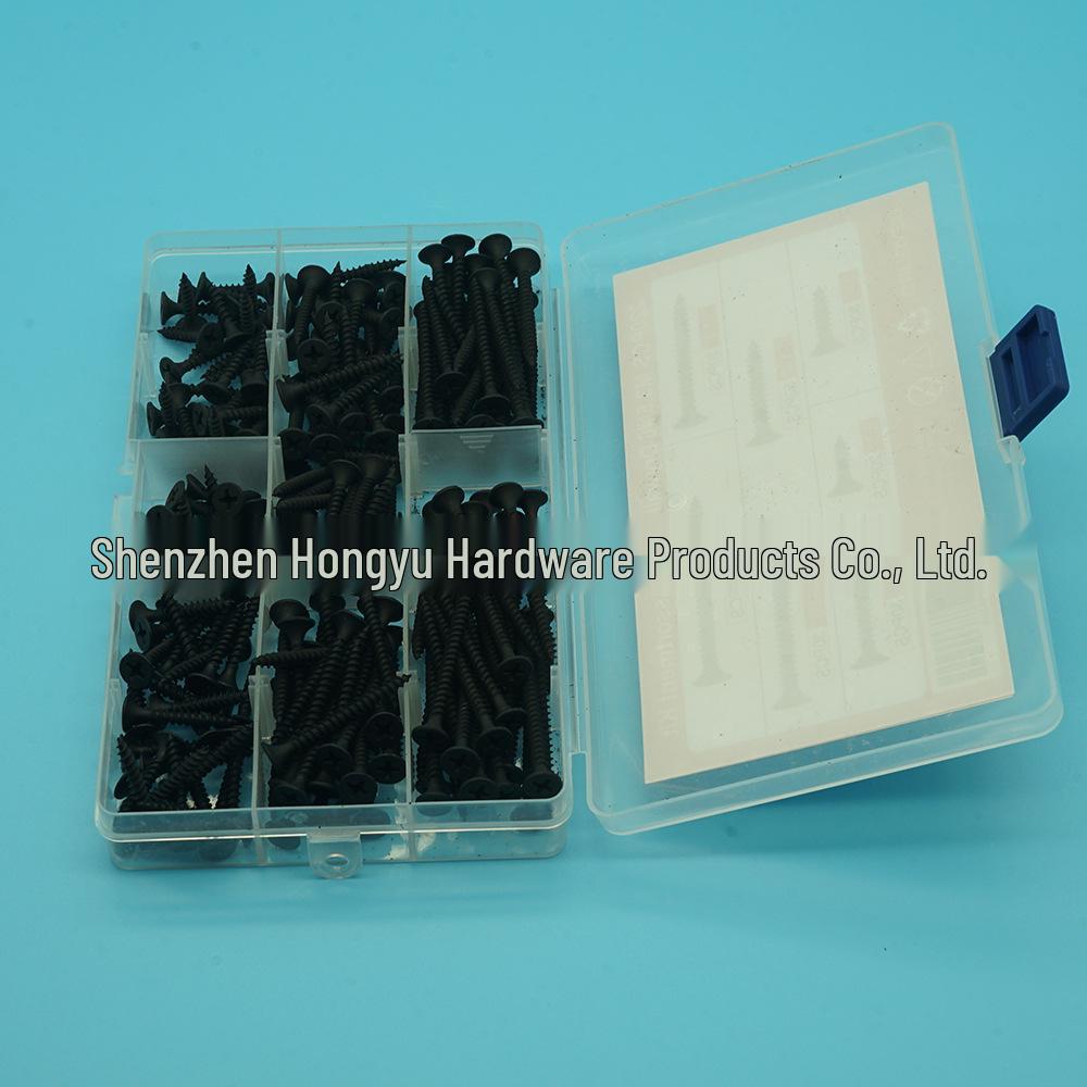220pcs High-Strength Black Phosphated Self-Tapping Drywall Nails