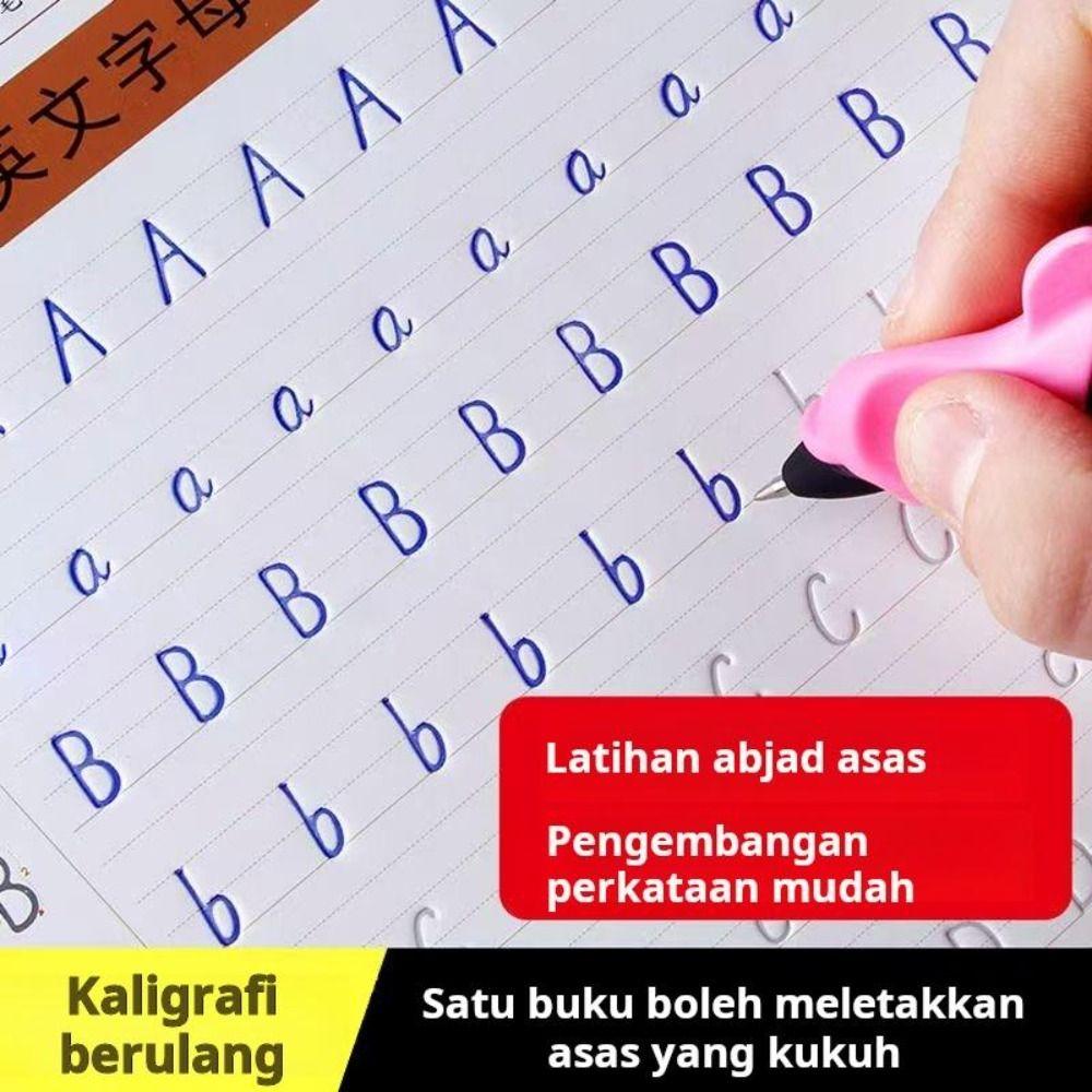 Portable English Letter Calligraphy Book Baby Enlightenment Writing Books