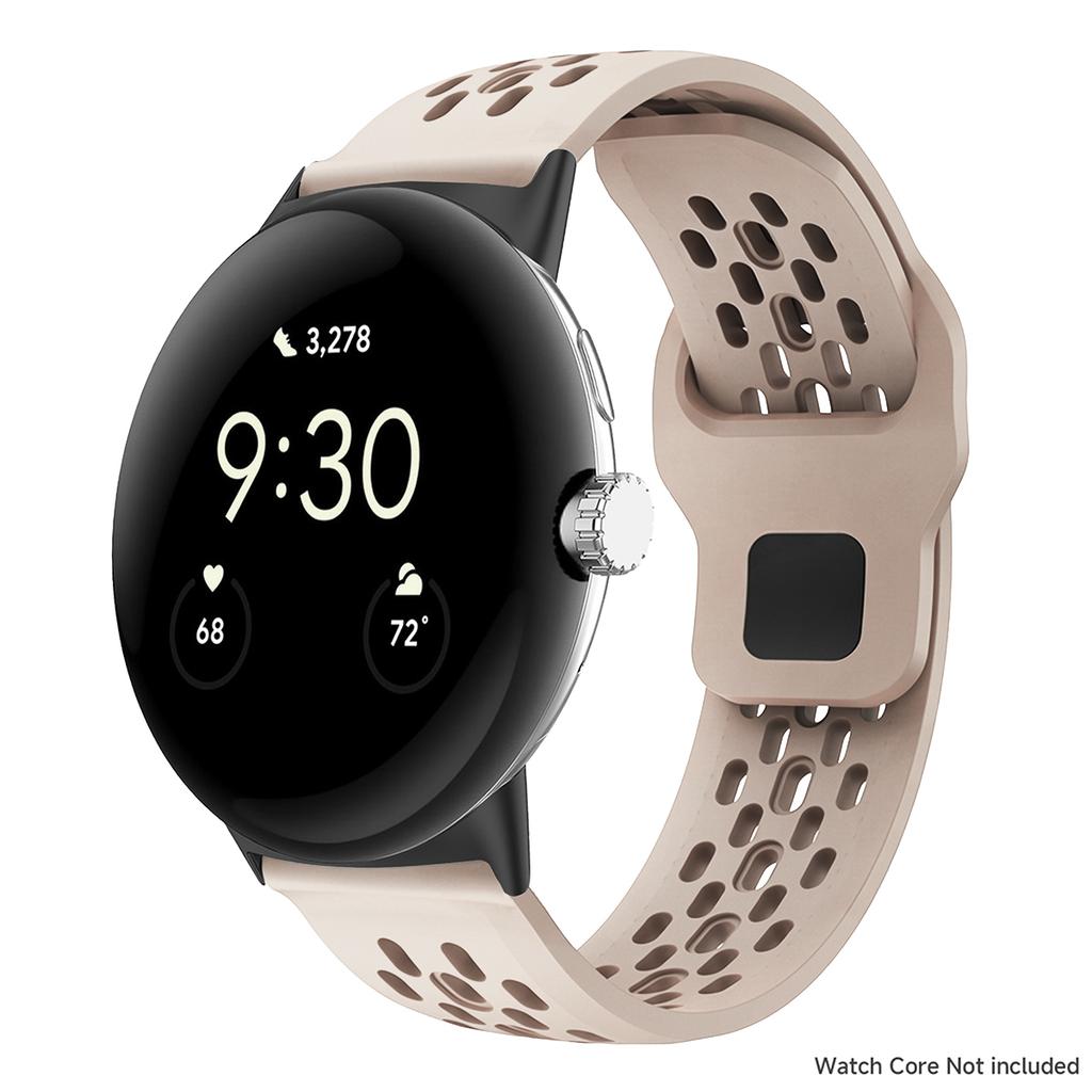 Silicone Band For Google Pixel Watch 5/4/3/2/1 Breathable Sport Strap For Pixel 3/4/5 45mm Smartwatch Replacement Soft Bracelet