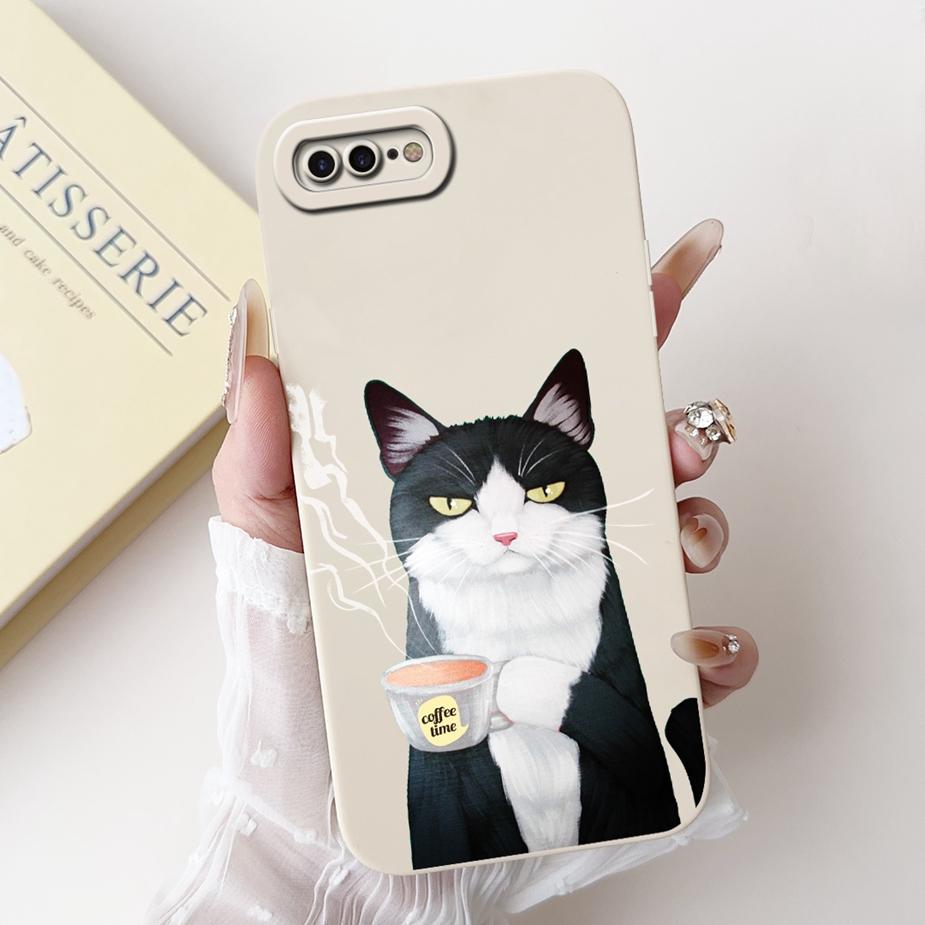 For Apple iPhone 7 Plus Case iPhone8 Plus Luxury Candy Painted Cover Shockproof Phone Case For iPhone 8 iPhone7 Plus Soft Fundas