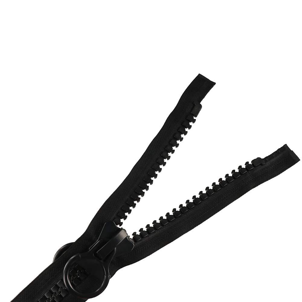 Double-sided for Tent DIY with Pull Ring Slider Head Pull Ring Zip Cloth Accessories Zippers