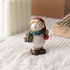 Painted Desktop Ornament Creative Mini Snowman Toy Christmas Snowman Ornament  Xmas Decoration