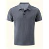 Summer Men's Polo Shirt Is Comfortable, Soft, Breathable, Skin-friendly and Casual