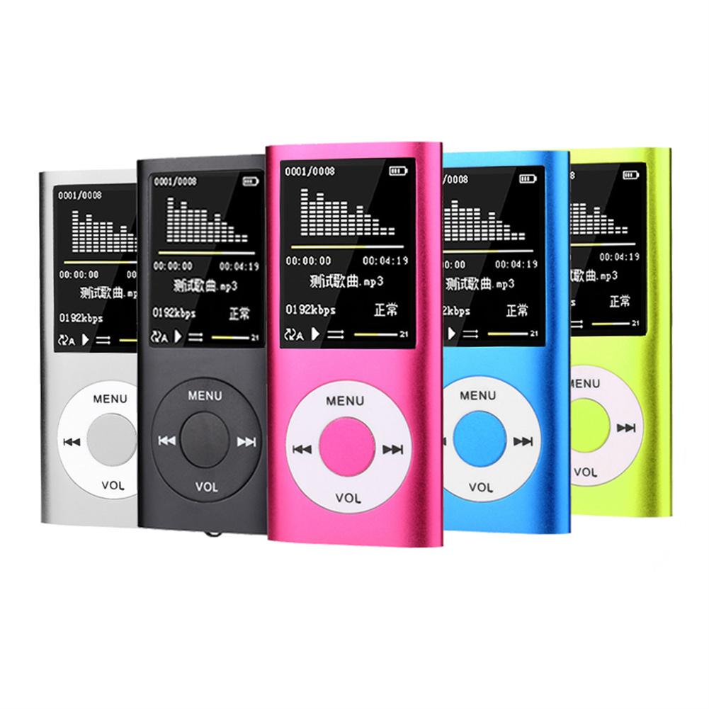 1,8palcový MP3 přehrávač Přehrávání hudby s FM rádiem Video Ebook Player Dobíjecí baterie