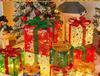 Folding Christmas Gift Box Set: Three-Piece Party & Festival Decoration